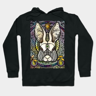 Trippy Psychedelic Rabbit Hoodie